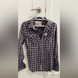 Superdry men’s shirt - blue plaid